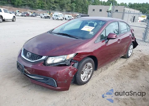 2013 Honda Civic Lx из США, поврежденный, VIN 2HGFB2F52DH539306